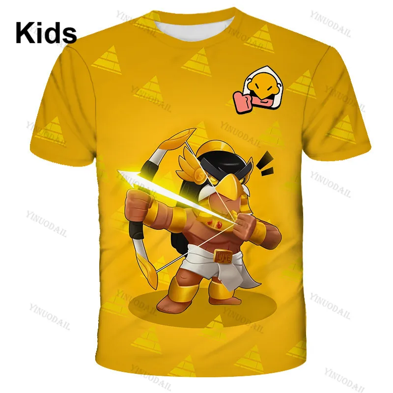 

3 To 14 Years Spike and Star,Kids Tshirt Shooting Game 3D Printed Shirt Boys Girls Cartoon Jacket Tops Teen Clothes
