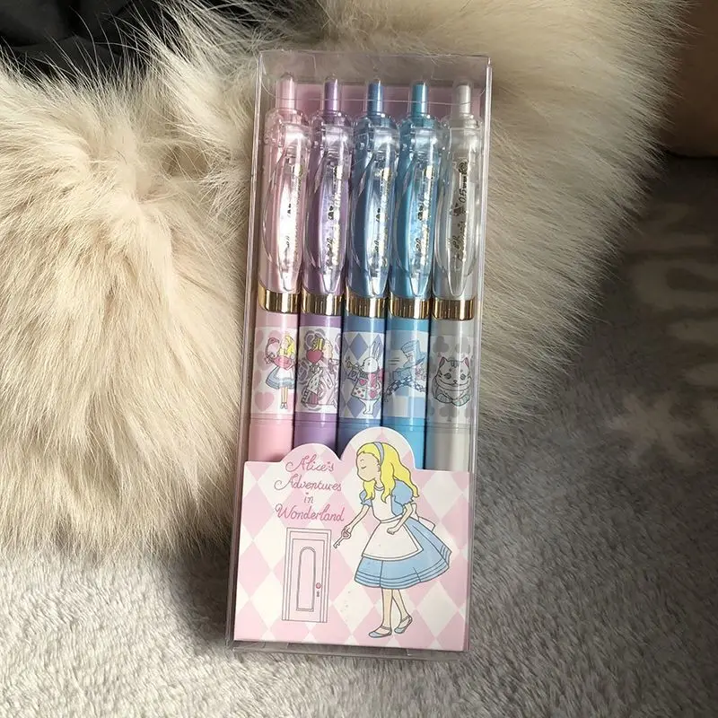 Гелевая ручка M &amp G Alice Limited с чёрной ручкой 5 шт. |