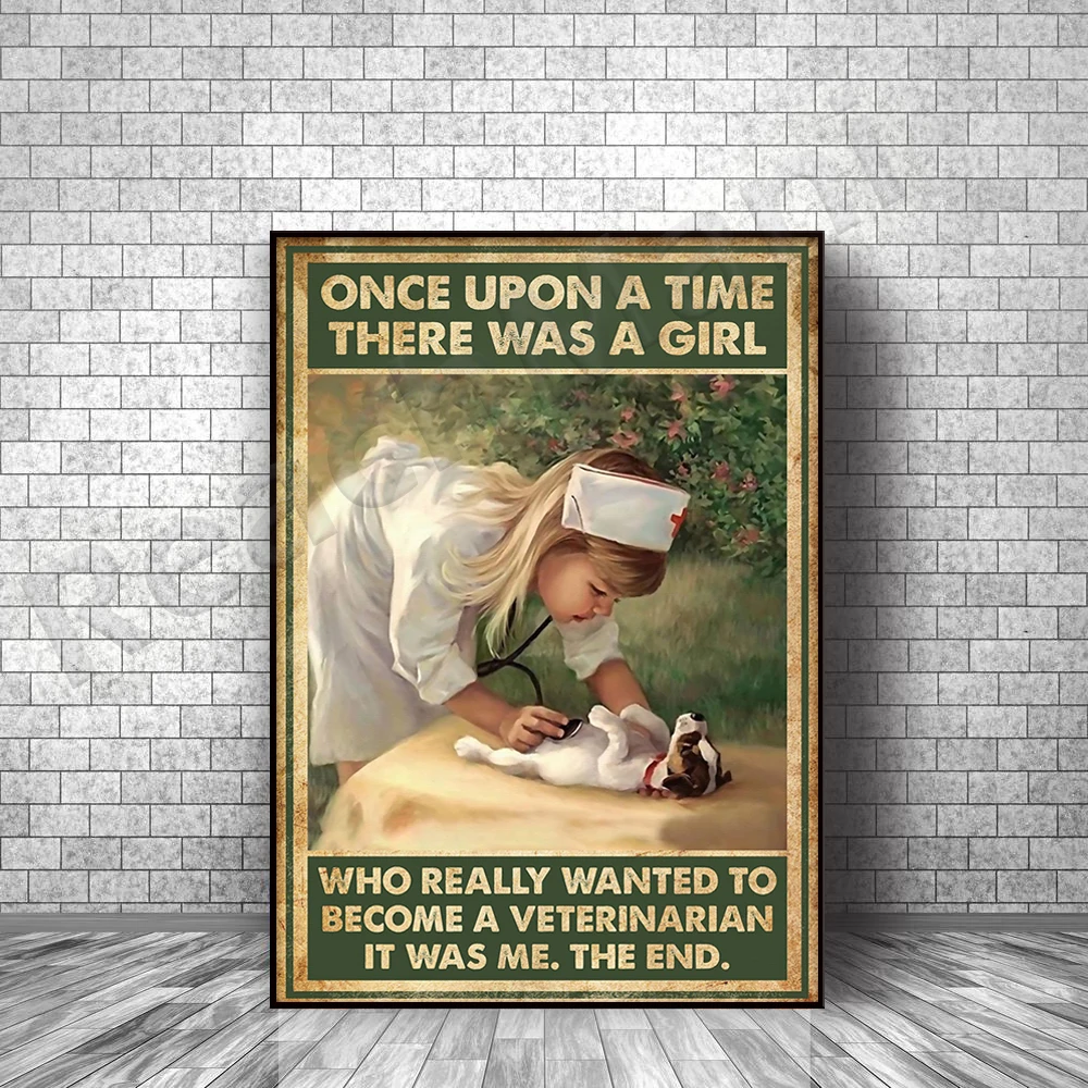Раньше была девочка которая действительно хочет быть ветеринаром и это я. Постер