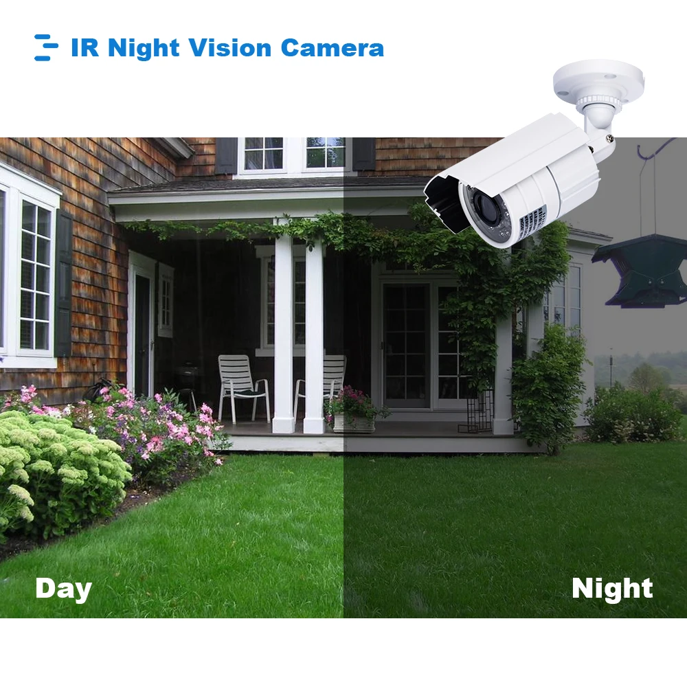 Камера видеонаблюдения AVATA 1080P 2 МП HD IP67