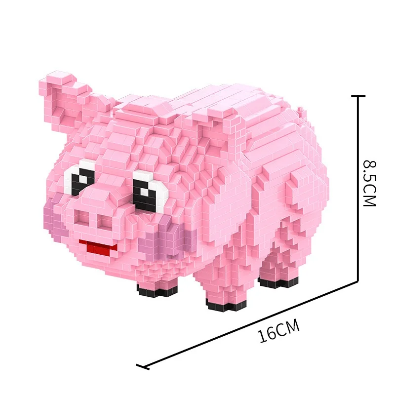 Мини куклы HC милые фигурки героев аукциона свиней розового цвета модель