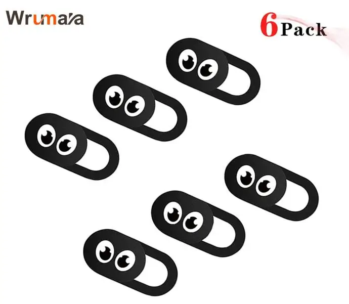 6pcs lens Универсальная веб-камера, магнитный слайдер, пластиковая крышка для камеры, для ПК, ноутбуков, мобильных телефонов, объектив, стикер конфиденциальности - Цвет: 6pcs lens