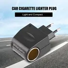 Универсальный пластиковый + металлический адаптер питания 110 В-240 в 50-60 Гц переменного тока в 12 В постоянного тока для ЕС Автомобильный адаптер конвертер прикуриватель автомобильные аксессуары