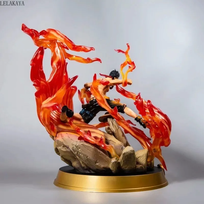 Новинка, Лидер продаж, аниме статуя ONE PIECE Portgas D Ace с костюме Fire Fist в боевом костюме. GK ПВХ фигурка Луффи Зоро Коллекционная модель игрушки