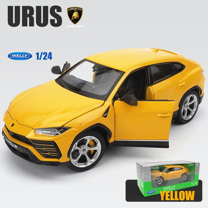 WELLY 1:24 Lamborghini Bison urus автомобиль модель спортивного автомобиля из сплава литый