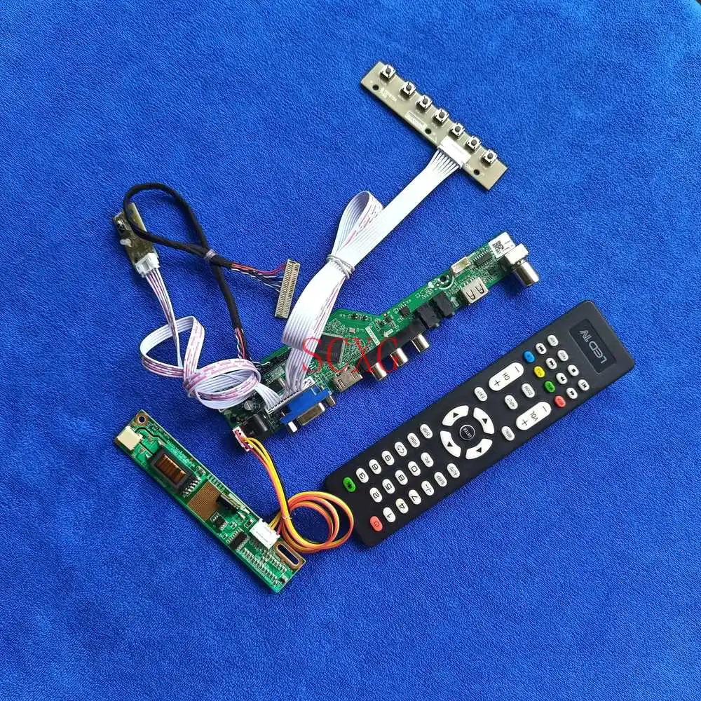 1CCFL комплект контроллера ЖК-дисплея плата LVDS 30-контактный аналоговый сигнал 1280*800