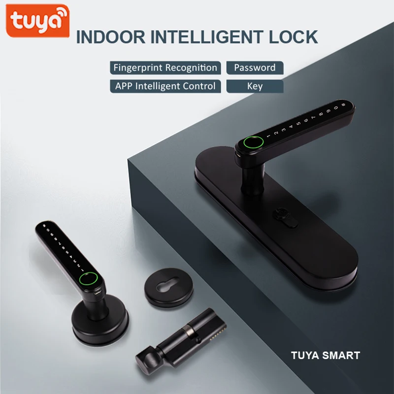 Умный дверной замок Tuya Bluetooth биометрический цифровой для домашнего