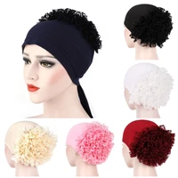 muslim fashion womens hijabs muslim headscarf pile heap cap women soft comfortable turban islamic black chemotherapy hat