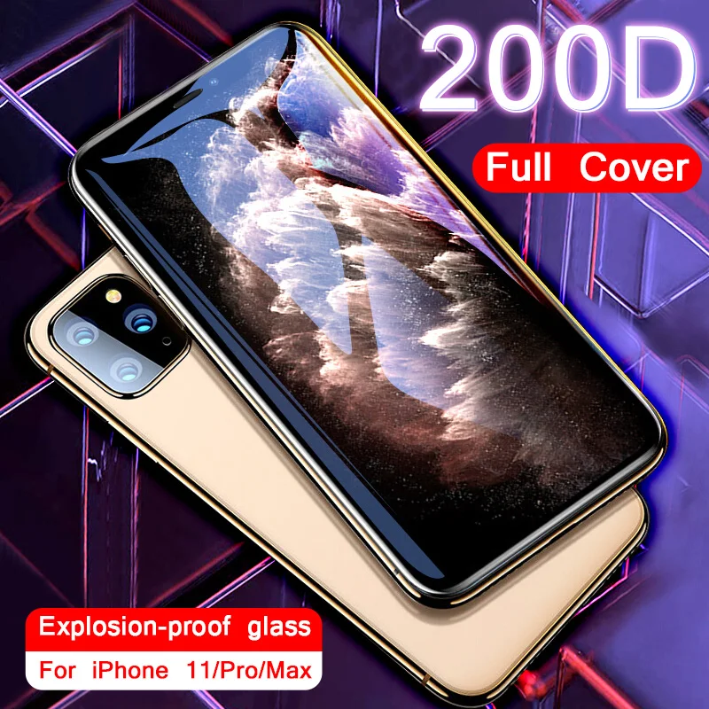 Защитное стекло для iphone 11 X XR XS MAX защита экрана на Pro макс. закаленное pro