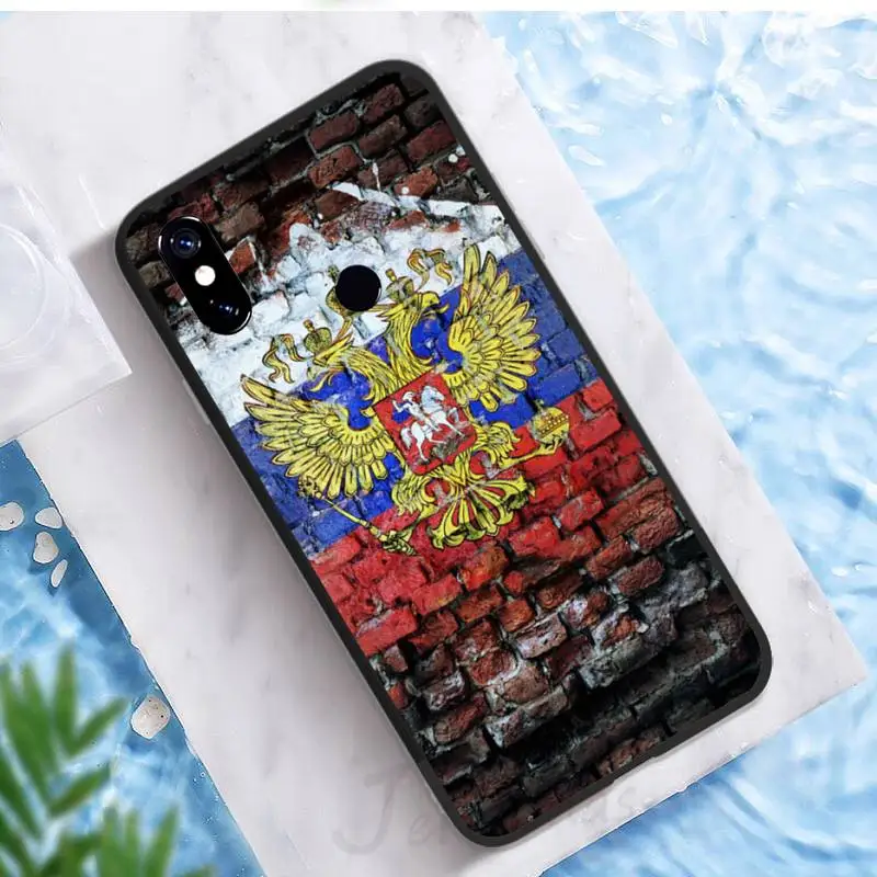 

Russia flag Emblem Symbol Phone Case For Xiaomi Redmi note 4 4X 8T 9 9s 10 K20 K30 cc9 9t pro lite max