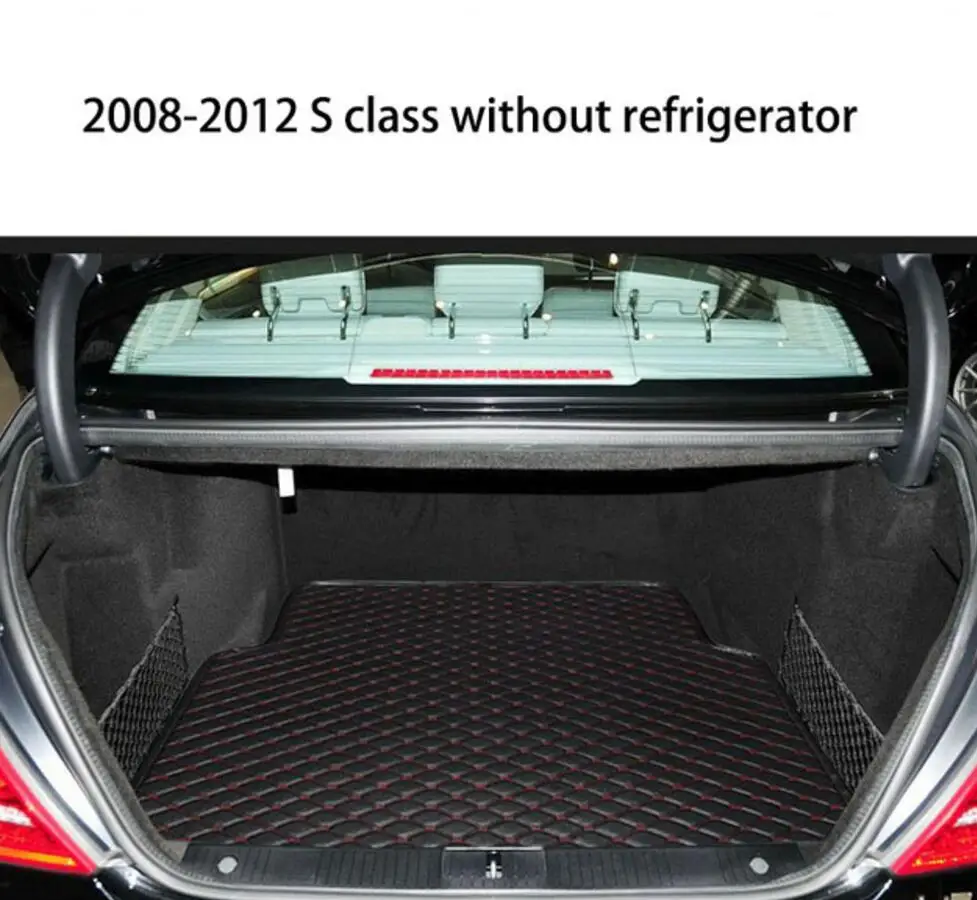 

fiber leather car trunk mat for mercedes benz W222 W221 S320 S400 S500 S600 S350 2005-2019 car accessories