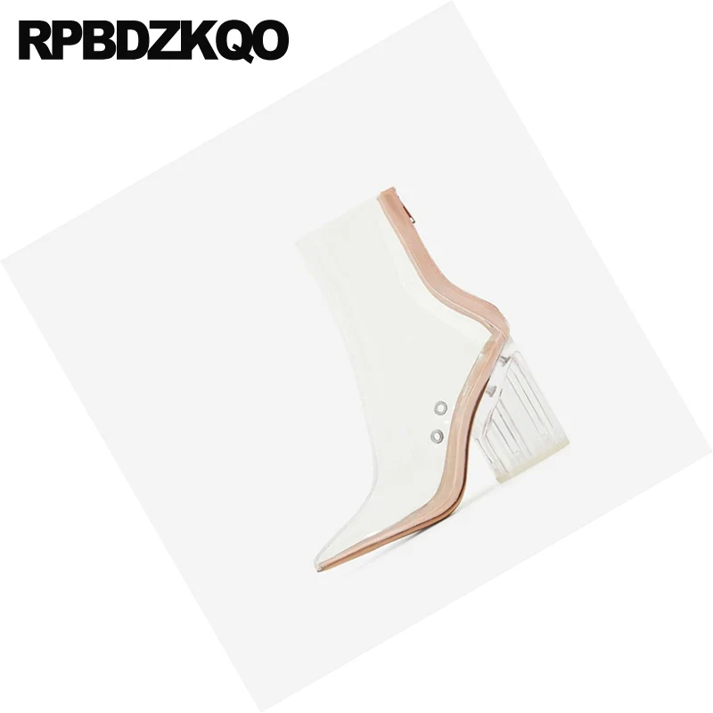 10 ПВХ на не сужающемся книзу массивном большие Размеры Роскошная фирменная обувь