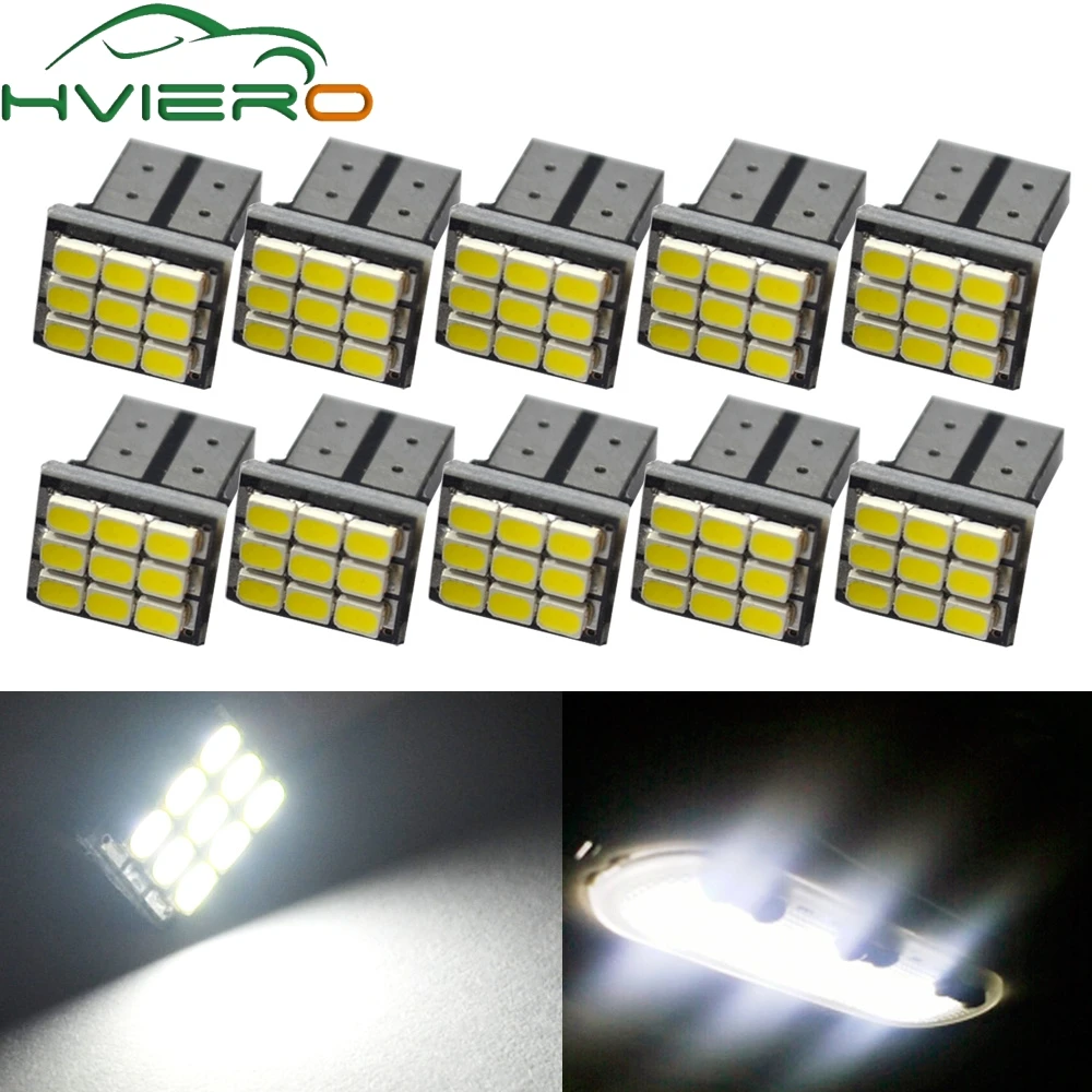 10X Авто Стайлинг белый 1206 9SMD светодиодный маркер резервная лампочка интерьерные