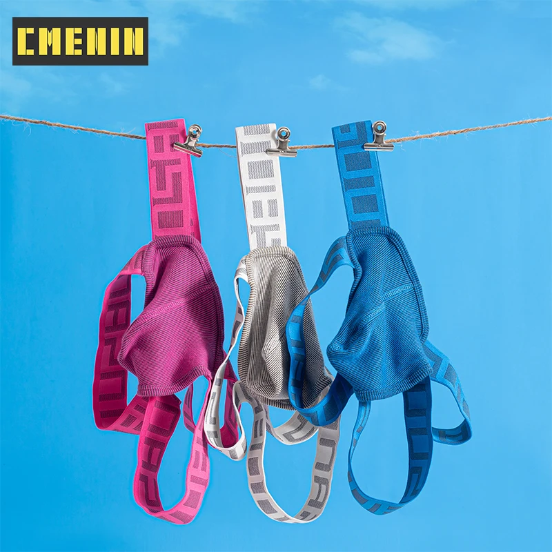 

Hot Sale Cotton Low Waist Gay Sexy Underwear Man Jockstrap Underpants Tanga Men's Thong And G String Men Panties Hombre BS3126