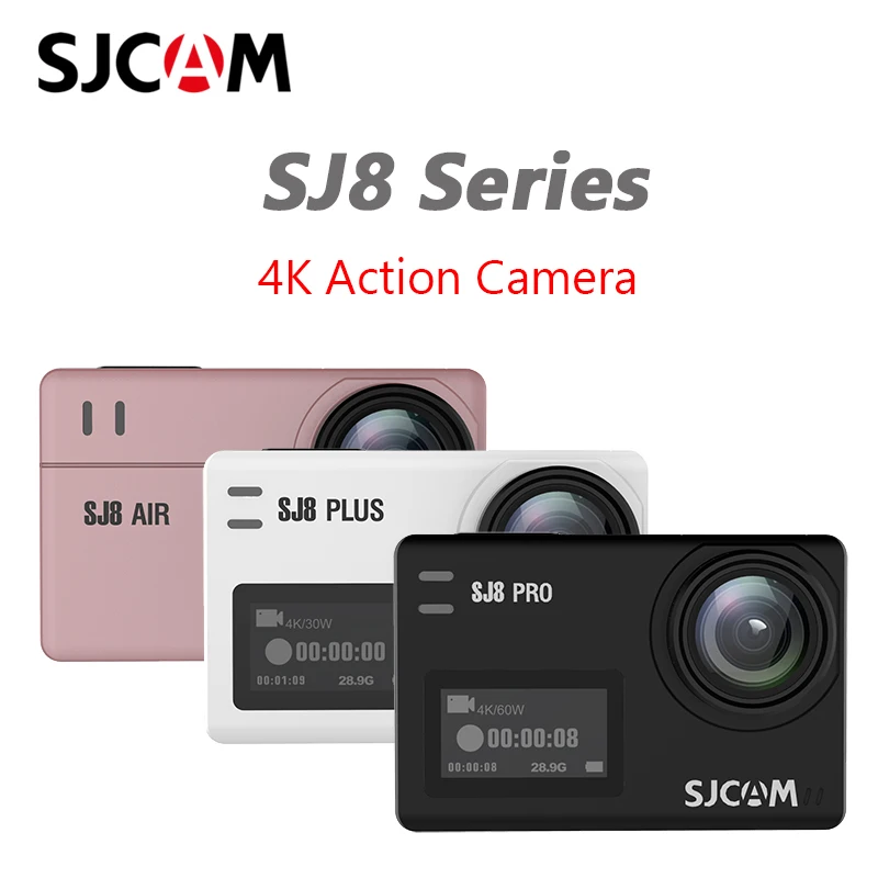 SJCAM SJ8 экшн-камера серии SJ8 Air& SJ8 Plus и SJ8 Pro 1290P 4K камера wifi Пульт дистанционного управления Водонепроницаемая SJ cam Спортивная DV