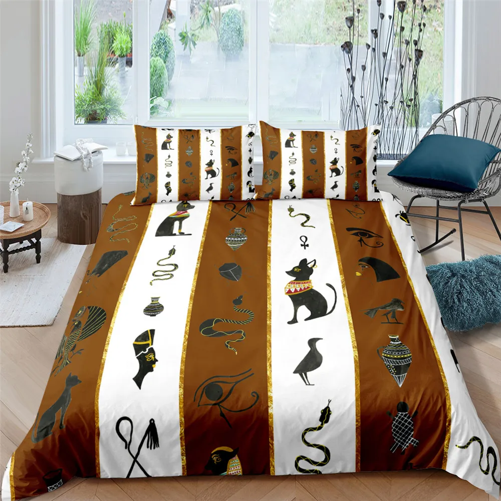 Комплект постельного белья с 3D принтом рисунком абстрактного акварельного