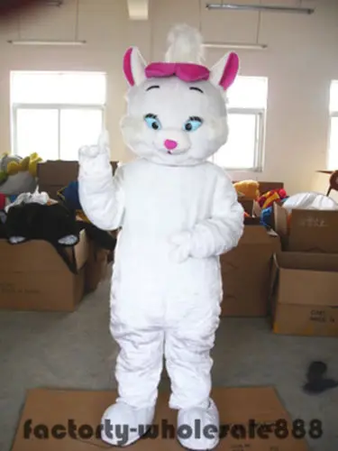 Белый Кот маскарадный костюм на день рождения Детский для вечеринок