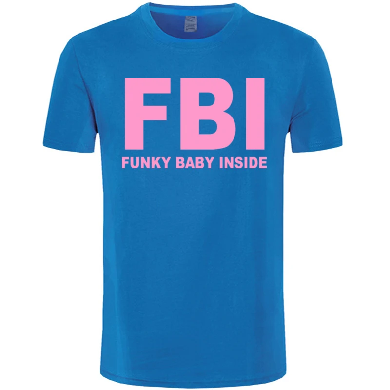 Мужская футболка с надписью Swag FBI забавная круглым вырезом 100% хлопок мужские топы