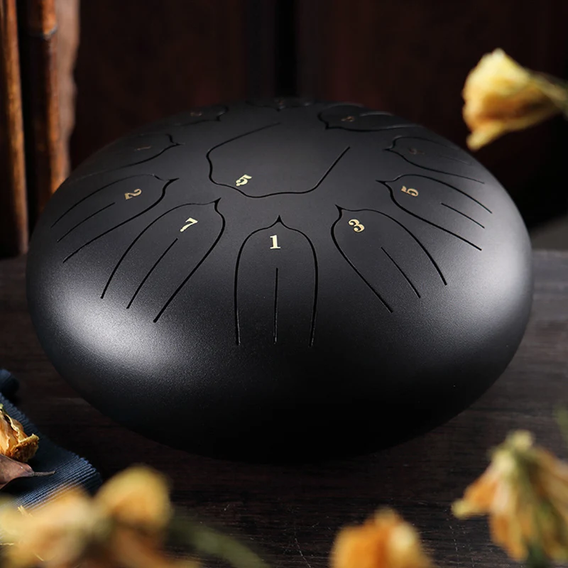 Горячая 6in 8 тон Сталь язык барабан C Ключ ударный инструмент Handpan барабана с