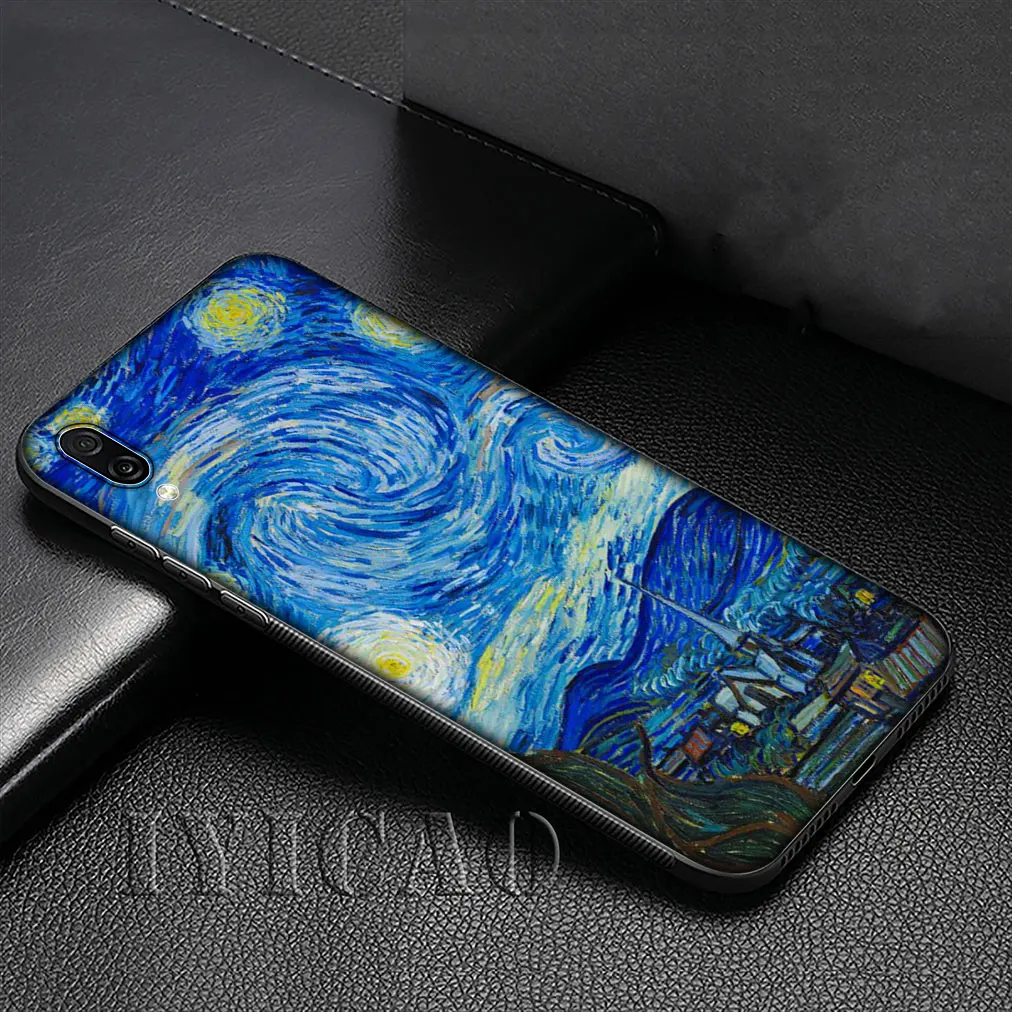 Gustav Klimt Tree of Life Golden Tears Oil Soft Case for Huawei P30 P20 Pro P10 P9 Lite Mini 2017 2016 P Smart Z Plus 2019 |