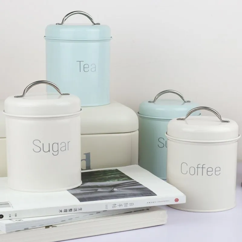Герметичные банки для хранения в скандинавском стиле многофункциональные кофе