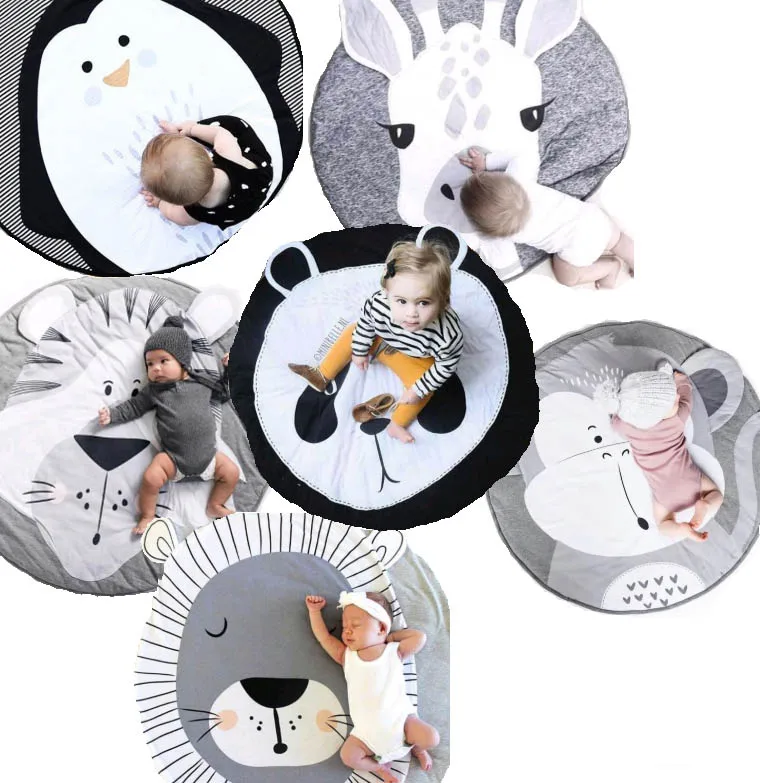 Мультяшные животные детские игровые коврики коврик для малышей детское одеяло