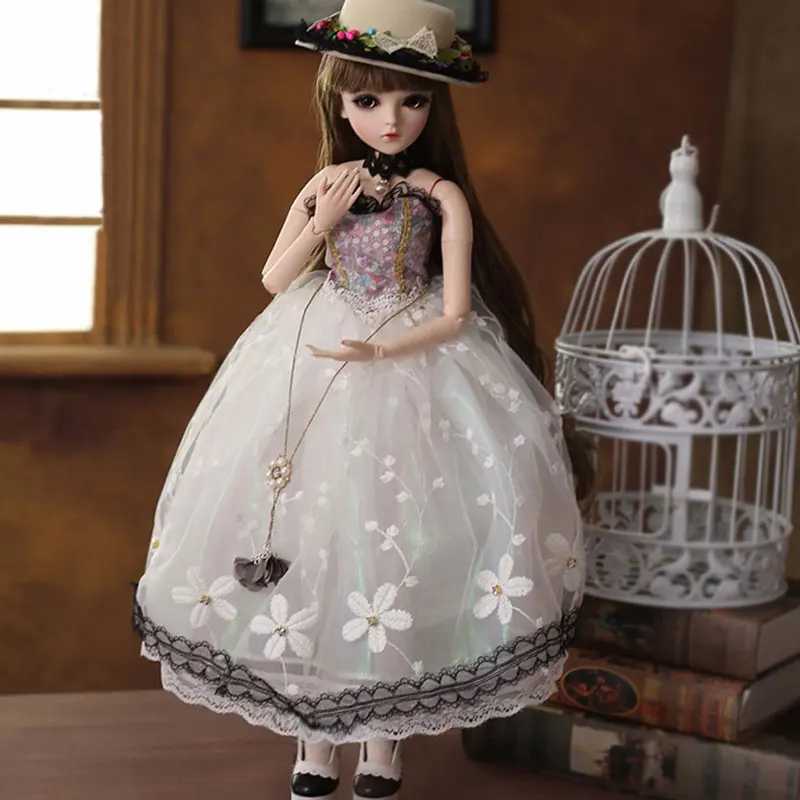 BJD кукла 1/3 BJD силиконовые детские куклы 60 см шарнирная кукла принцесса кукла реалистичный шар мягкие игрушки для девочек подарок с наряд