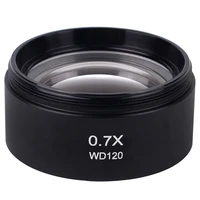 wd120 0 7x trinocular stereo microscope auxiliary objective lens barlow lens 48mm thread