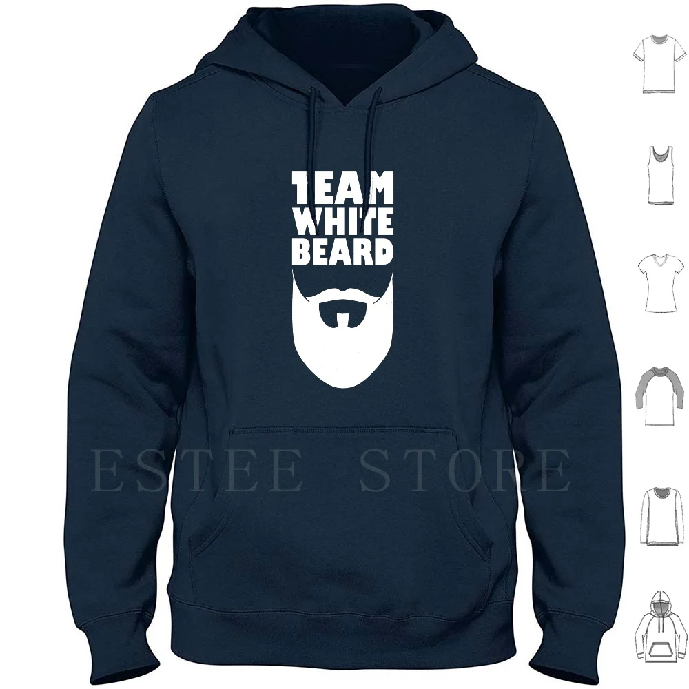 

Толстовка с длинным рукавом, белое худи с бородой и серыми волосами для пожилых