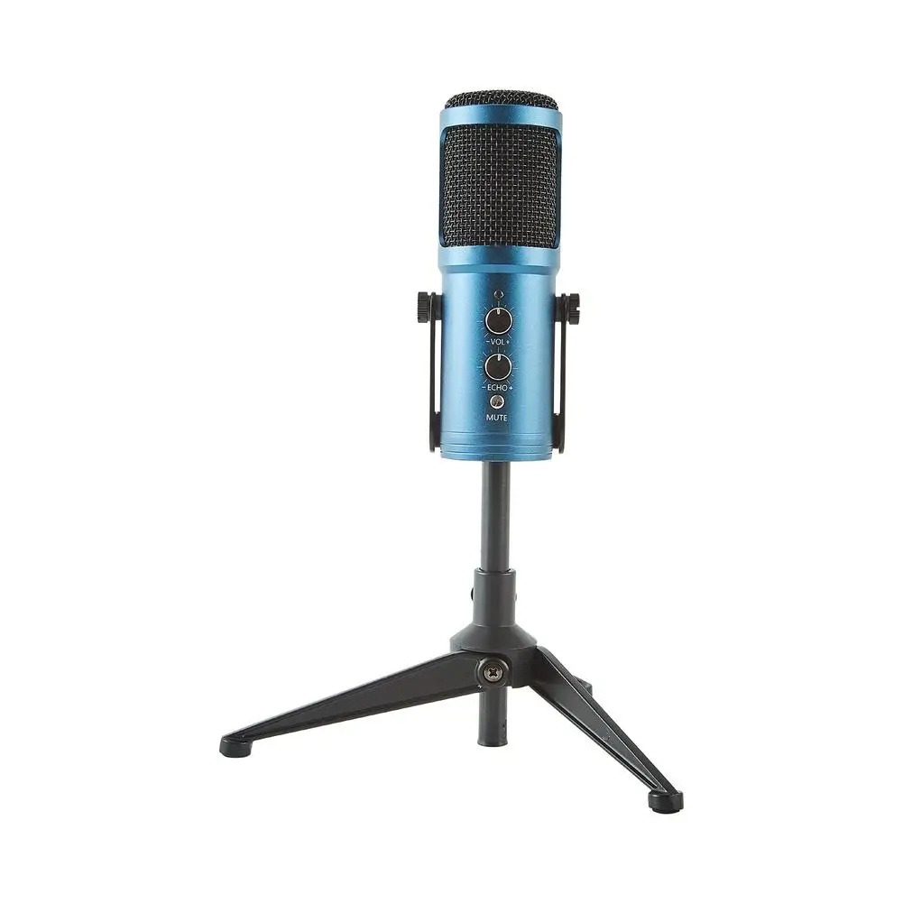

Metal USB Condenser Recording Microphone For Laptop Windows Studio Recording Vocals Voice Teaching Live Streaming