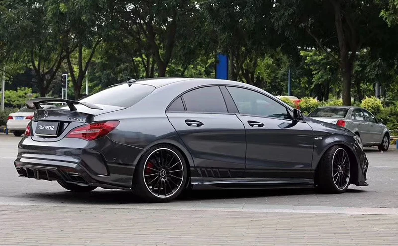 Крыло заднего багажника из углеродного волокна CLA45 GT Style подходит для спойлеров
