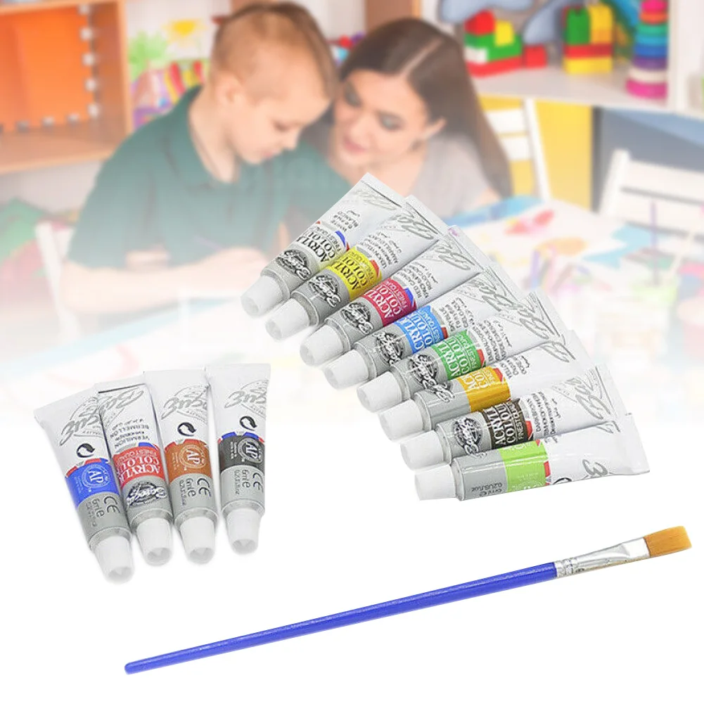 12 шт./компл. набор акриловых художественных красок акварельные краски с