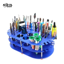 Metal Storage Box Screwdriver Tweezers Holder Mobile Phone Repair Desktop Reception Tool Parts Box Desktop tool organization