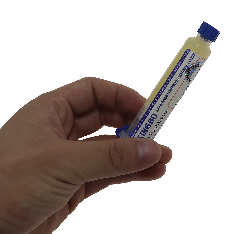 Паяльная флюсовая паста Kingbo RMA 218 RMA218 bga 10 мл для реболлинга SMT|Сварочные флюсы| |