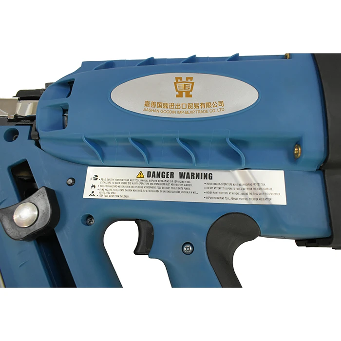 

Portable Cordless Non Pneumatic Factory Supply Li-ion Battery Cordless Gas Nailer Hot Sale GSN90 Concrete Gas Nail Gun