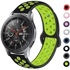 Ремешок силиконовый для Samsung gear s3 Frontier Galaxy Watch 346 мм42 ммActive 2, браслет для часов huawei GT 22epro, 20 мм22 мм