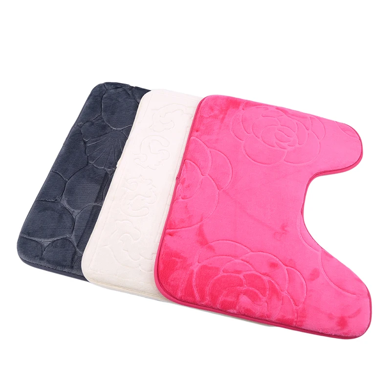

3Pcs Water Absorption Rug Bathroom Mat Non-Slip Suction Grip Bath Mat Set Kitchen Door Floor Mat Carpet For Toilet Doormat Decor