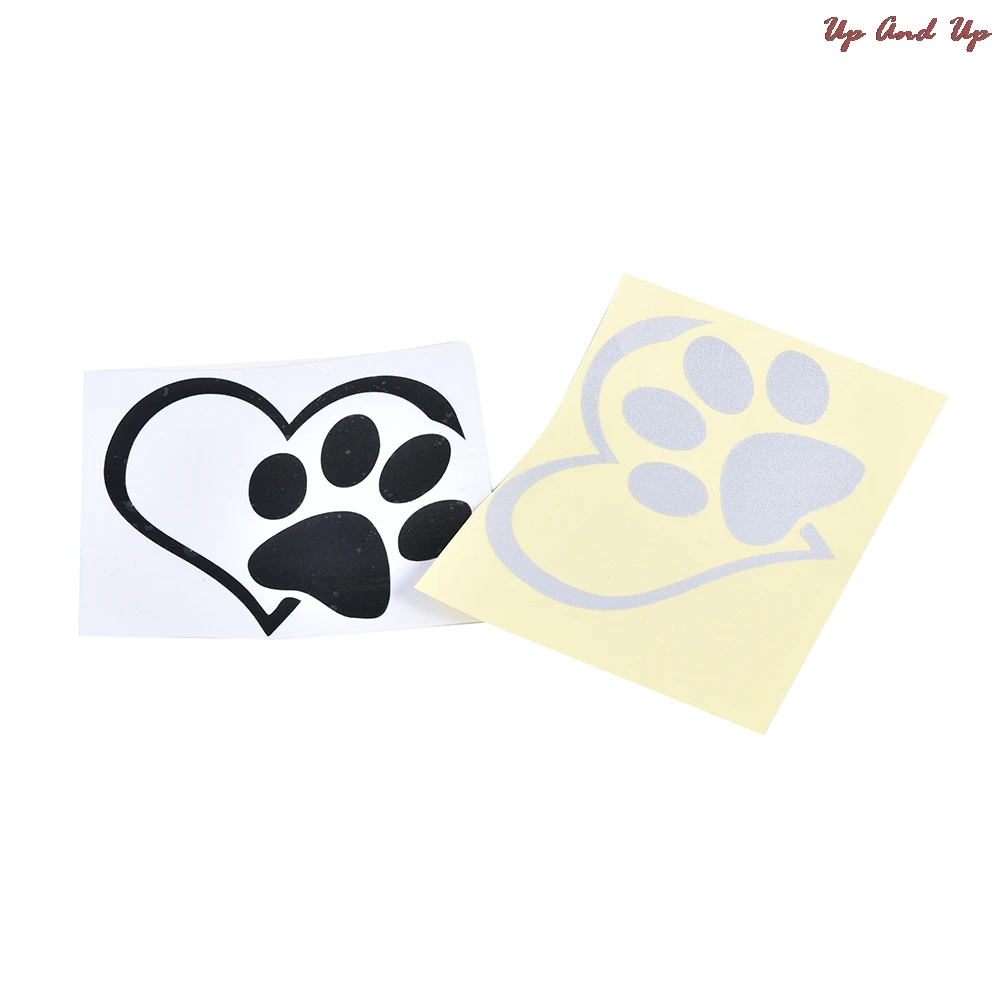 Наклейка на автомобиль грузовик бампер с окошком встроенное сердце кошка собака