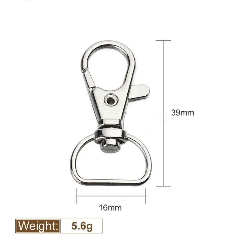

10 Sticks/pack Dog Gesp Outdoor Backpack Hook Key Metals Carabiner Clip Swivel Trigger Dog Gesp Keychain Diy Craft