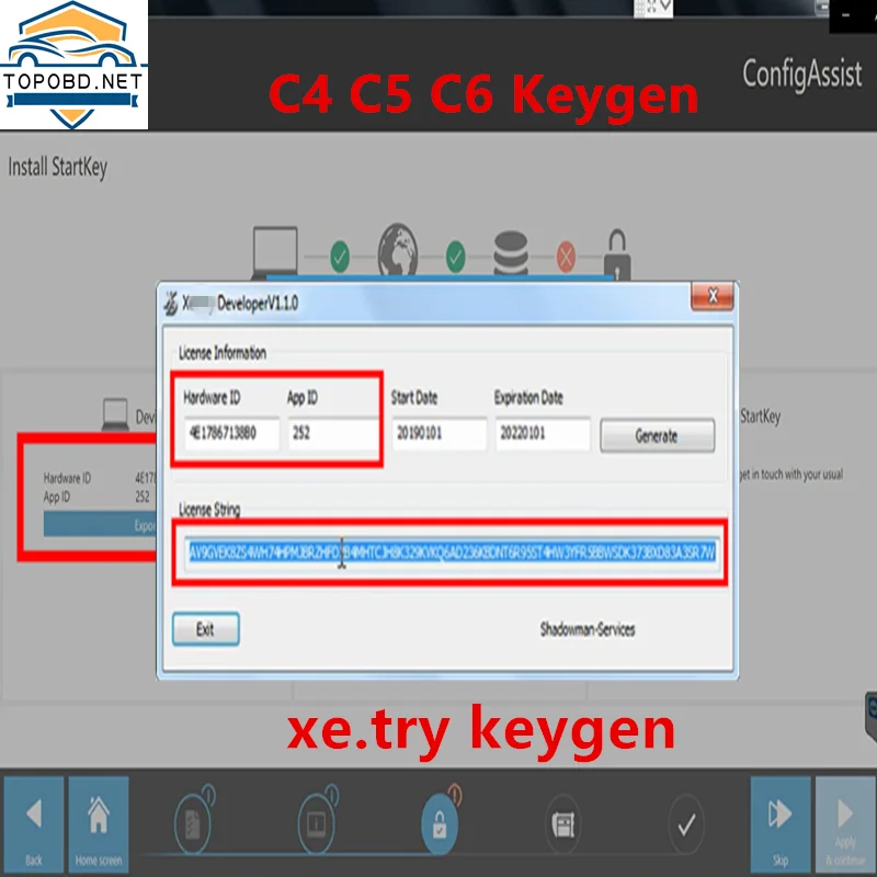 Новинка MB Star X entry C4 C5 C6 VCI DOIP регистратор Active X. Доступ разработчик V1.1.0 генератор