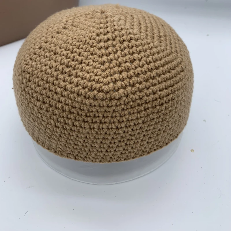 Шапка-бини и череп для мужчин ручной работы вязаная мусульманские шляпы молитв