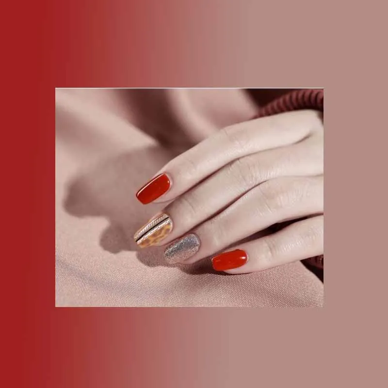 Новое поступление 3D наклейки для ногтей двухцветные Полоски зебры клейкие