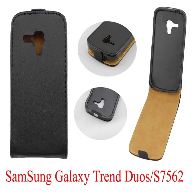 Вертикальный чехол книжка из искусственной кожи для Samsung Galaxy S Duos|for samsung galaxy|phone