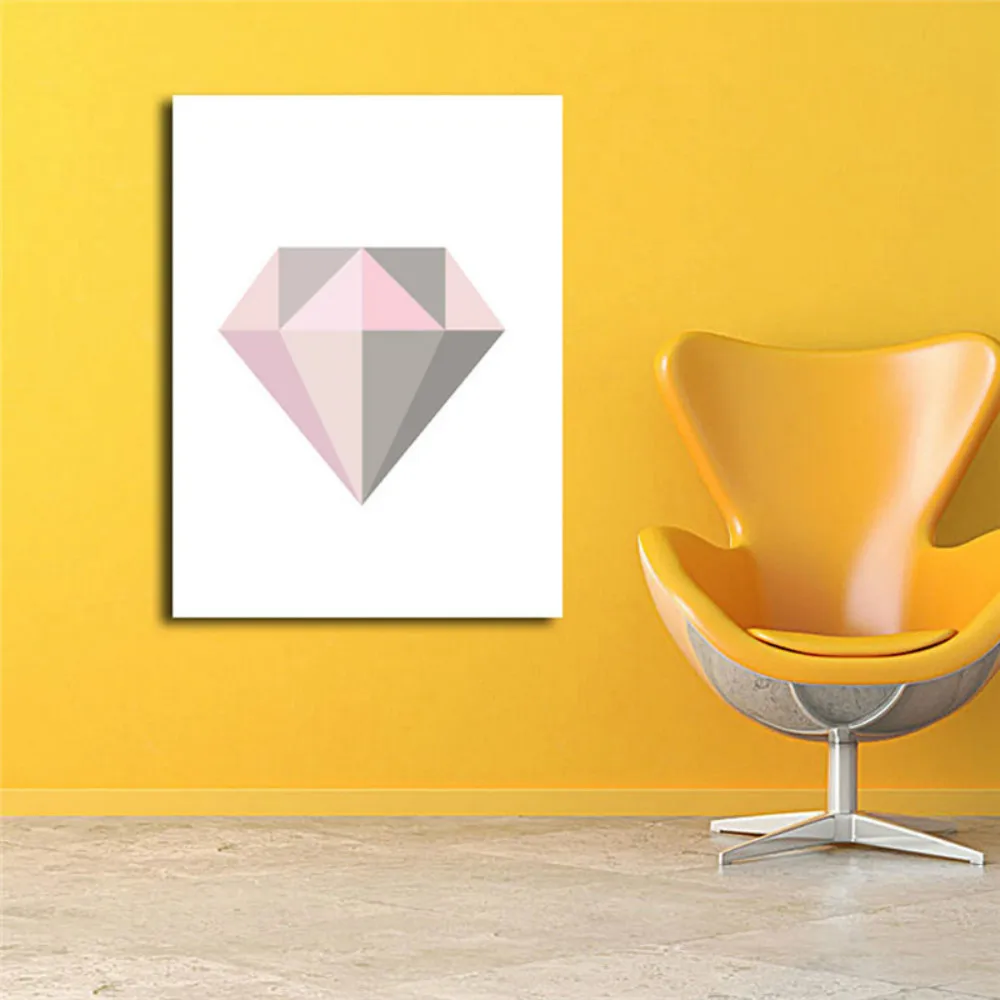 Домашнее искусство простая картина для маленькой девочки абстрактная