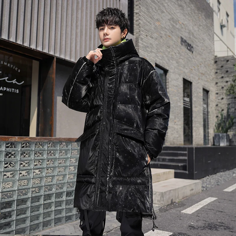 Profile down Jacket Men's Mid-Length New Winter Thick Coat Warm Parka Trend men winter jacket  jacket men