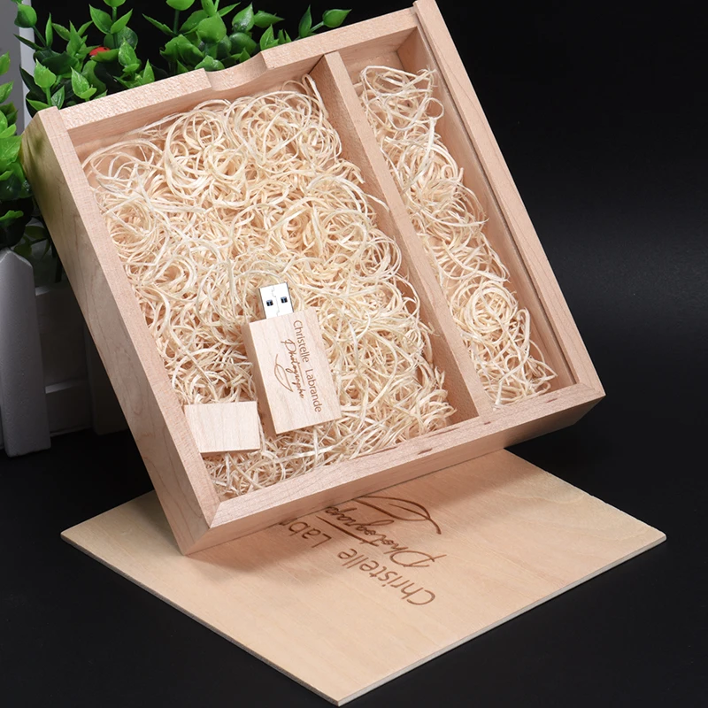 JASTER USB2.0 клен коробка (170*170) флэш-диск грецкий орех ручка диск 128 Гб 4G 8G 16G 32G 64G U