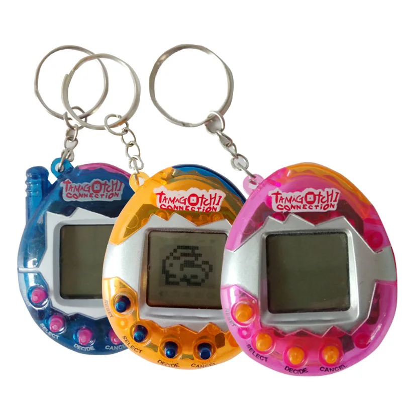

1PCs Transparent Tamagotchi Electronic Pets 90S Nostalgic 49 Pets In One Virtual Cyber Toy Virtual Toys Electronic Robot Dog