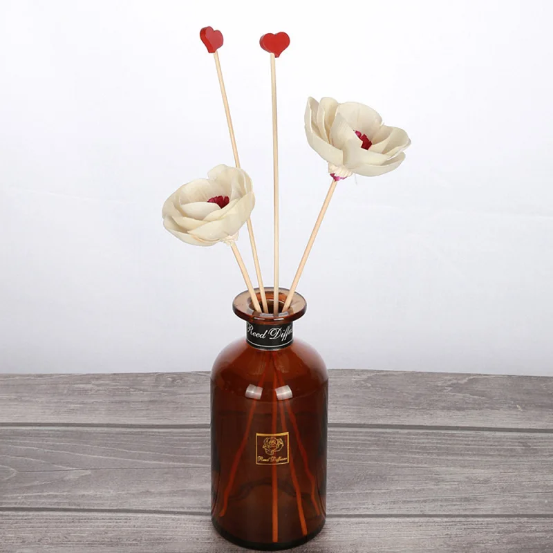 

3PCS Dyeing Cherry Blossoms Fire-free Aromatherapy Rattan Reed Diffuser Sticks DIY Home Living Room Decor