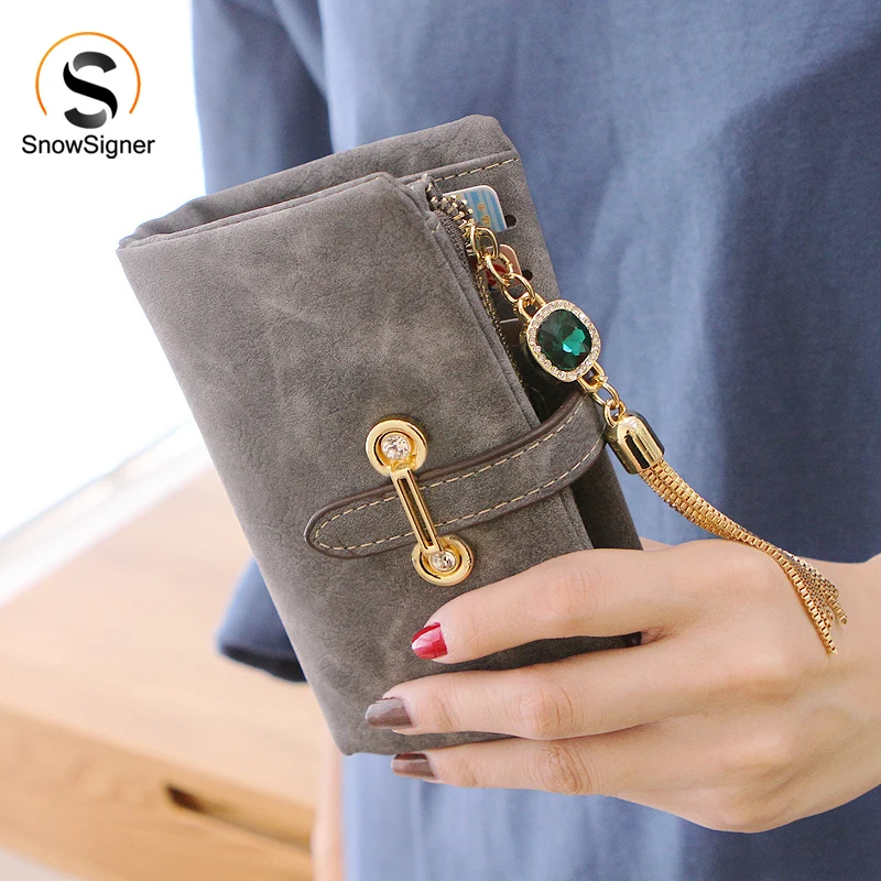 Новый Винтажный дизайнерский женский кошелек из матовой кожи Женский для мелочи