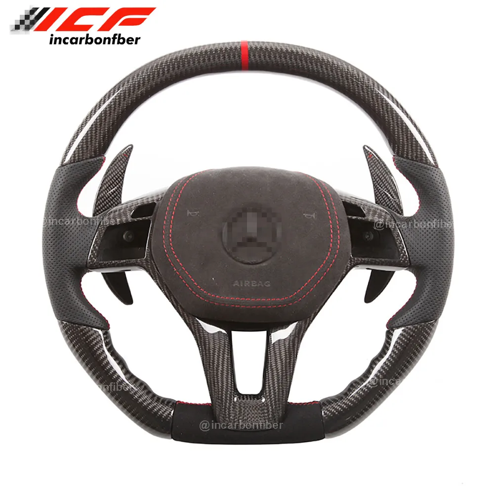 

Рулевое колесо из углеродного волокна для Mercedes Benz GLA GLK CLA CLS SL AMG E C Class X156 X204